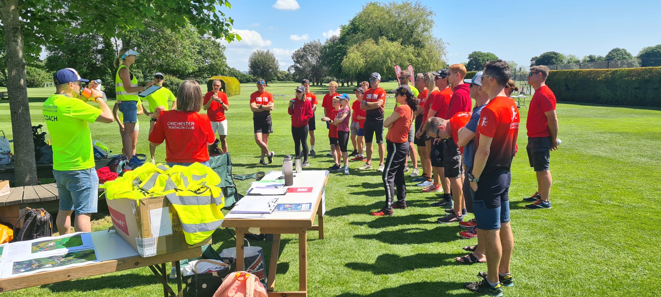 Chichester Triathlon Club Club race marshals briefing