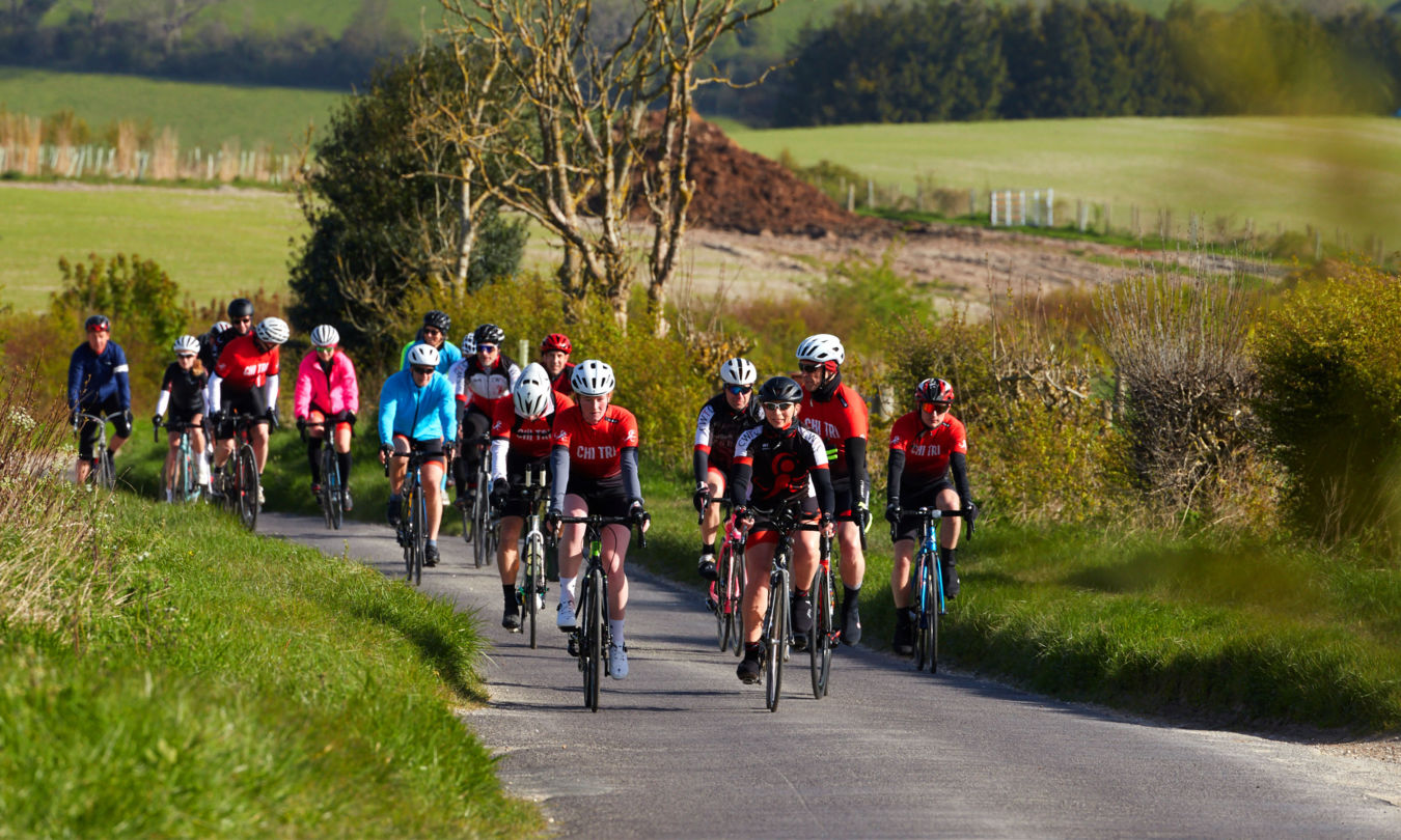 Chichester Triathlon Club out on group ride