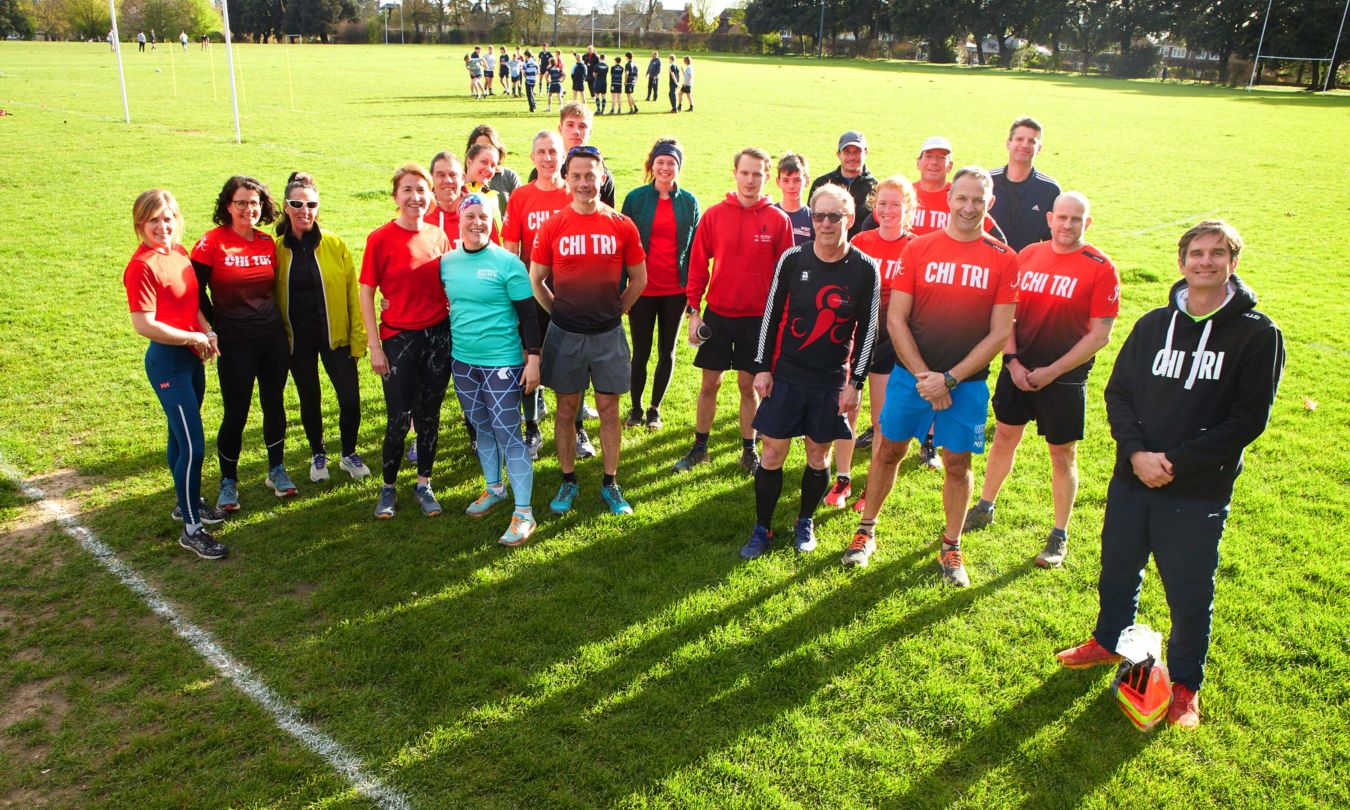 Chichester Triathlon Club running session group shop