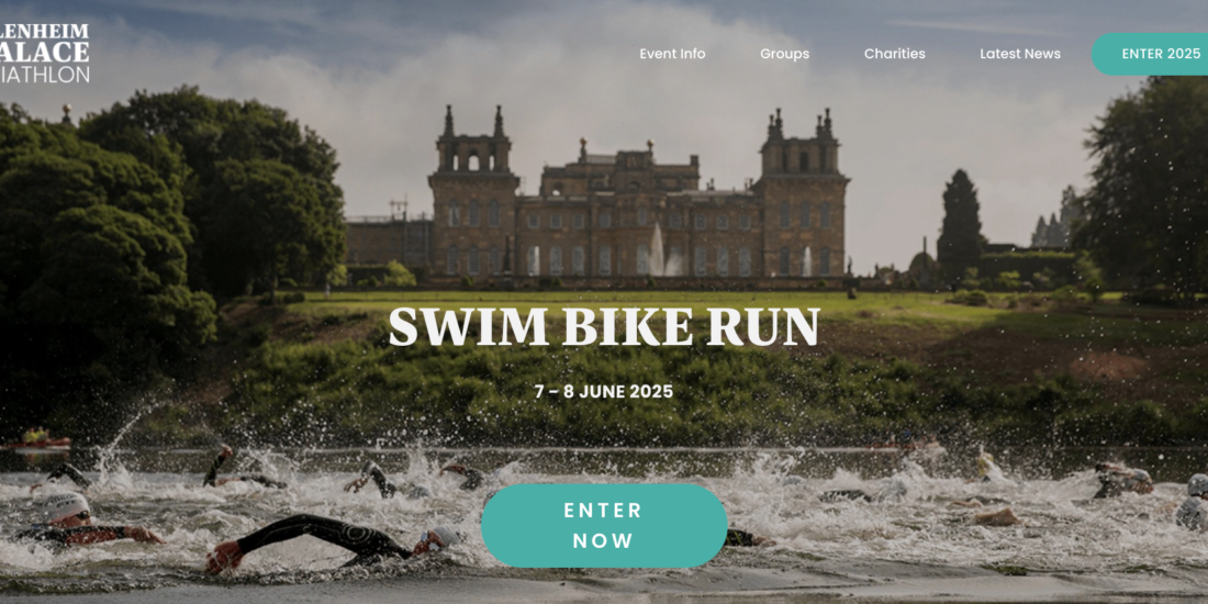 Blenheim Palace triathlon race details hosted on the Chi-tri website.