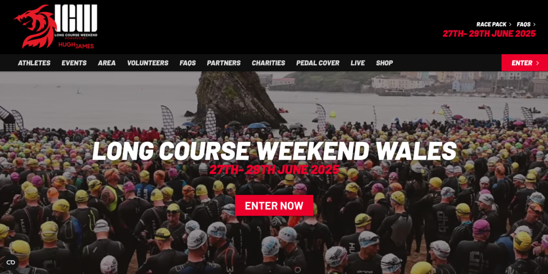 Lon Course Weekend Wales race details hosted on the Chi-Tri website.