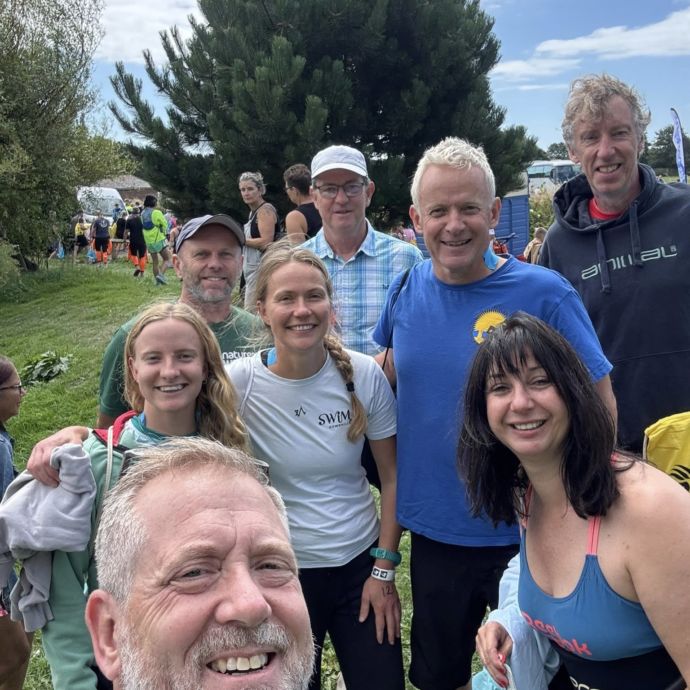 Adur 5km swim 2025 attended by Chi Tri members