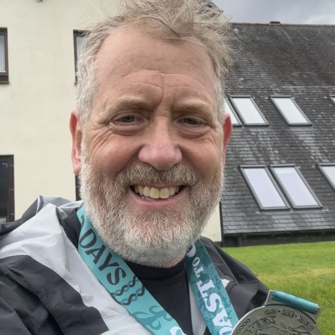 Andy George Chi Tri Rat Race finisher